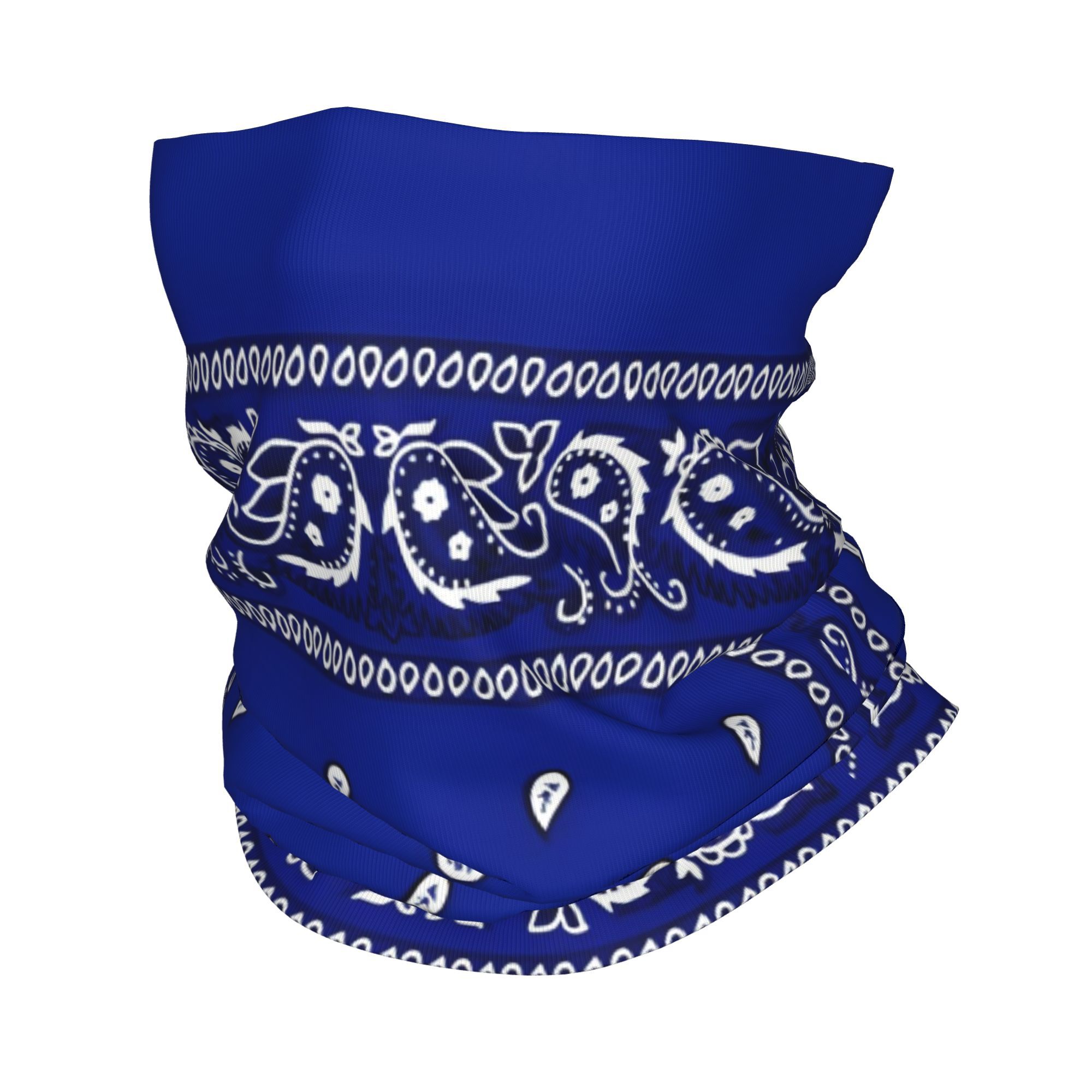 TEMU Royal Blue Unisex Scarf And Neckerchief, Use As A Bandana Or Mask, Made Of Polyester, Ideal For Gym, Outdoor Sports, Travel, And As A Daily Gift