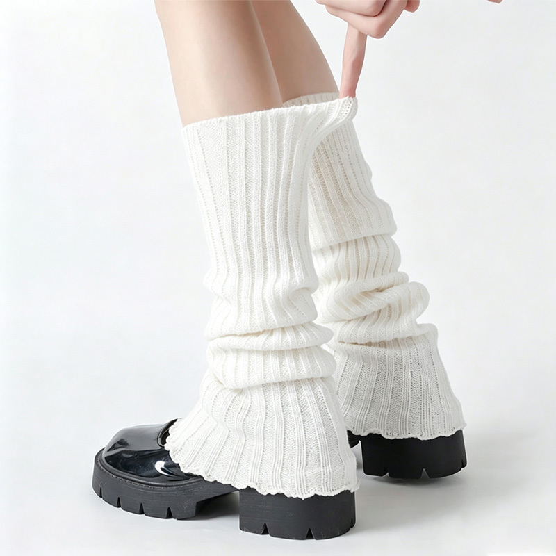 TEMU 1 Pair Leg Warmers For Women | Over-the-knee Chunky Fold Boot Socks, Winter Cozy Cable Stretch Leg Sleeves