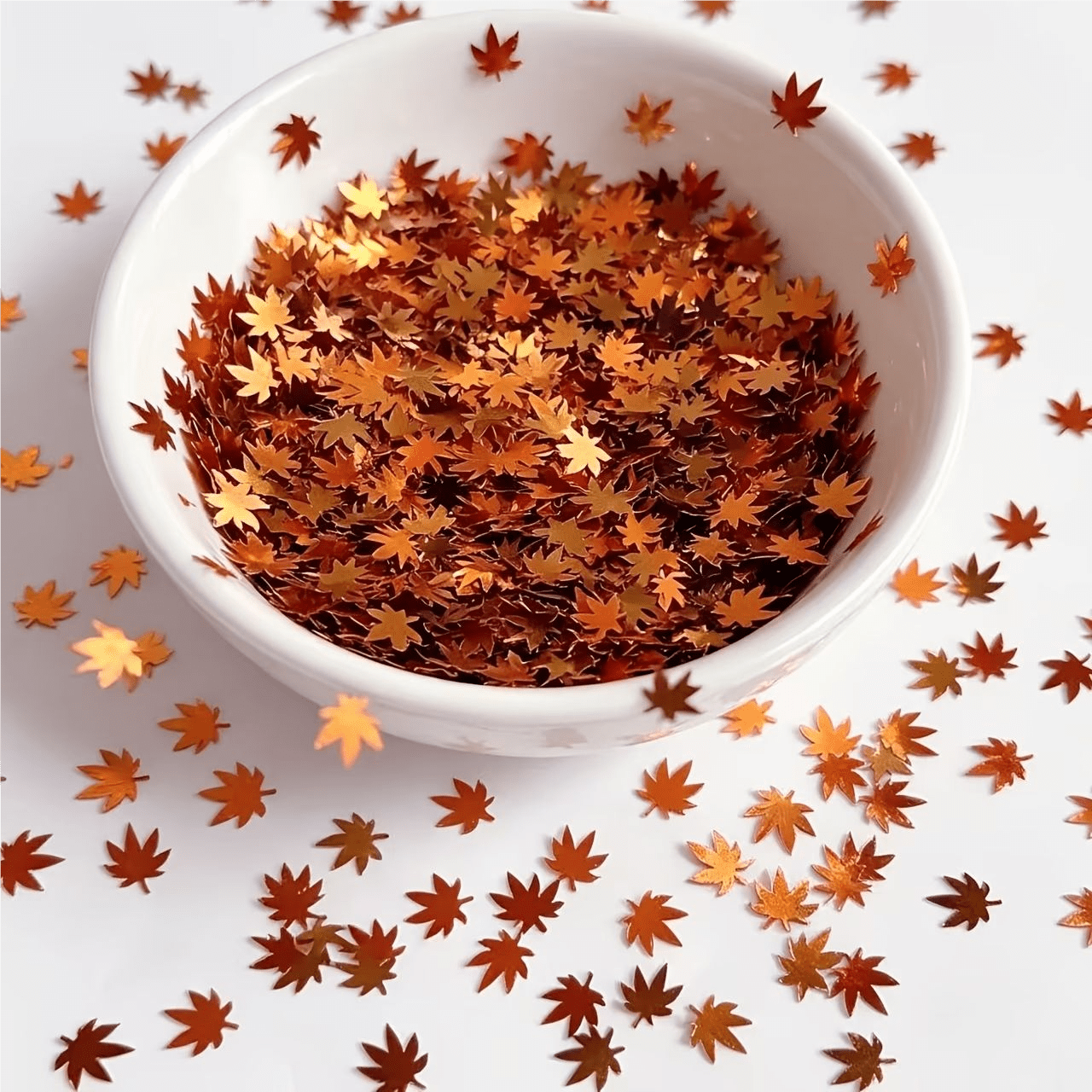 TEMU 2800pcs Maple Leaf , Theme Decoration, Suitable For Maple Festival, Maple-themed Home Decor, Thanksgiving, Halloween, And Autumn Wedding