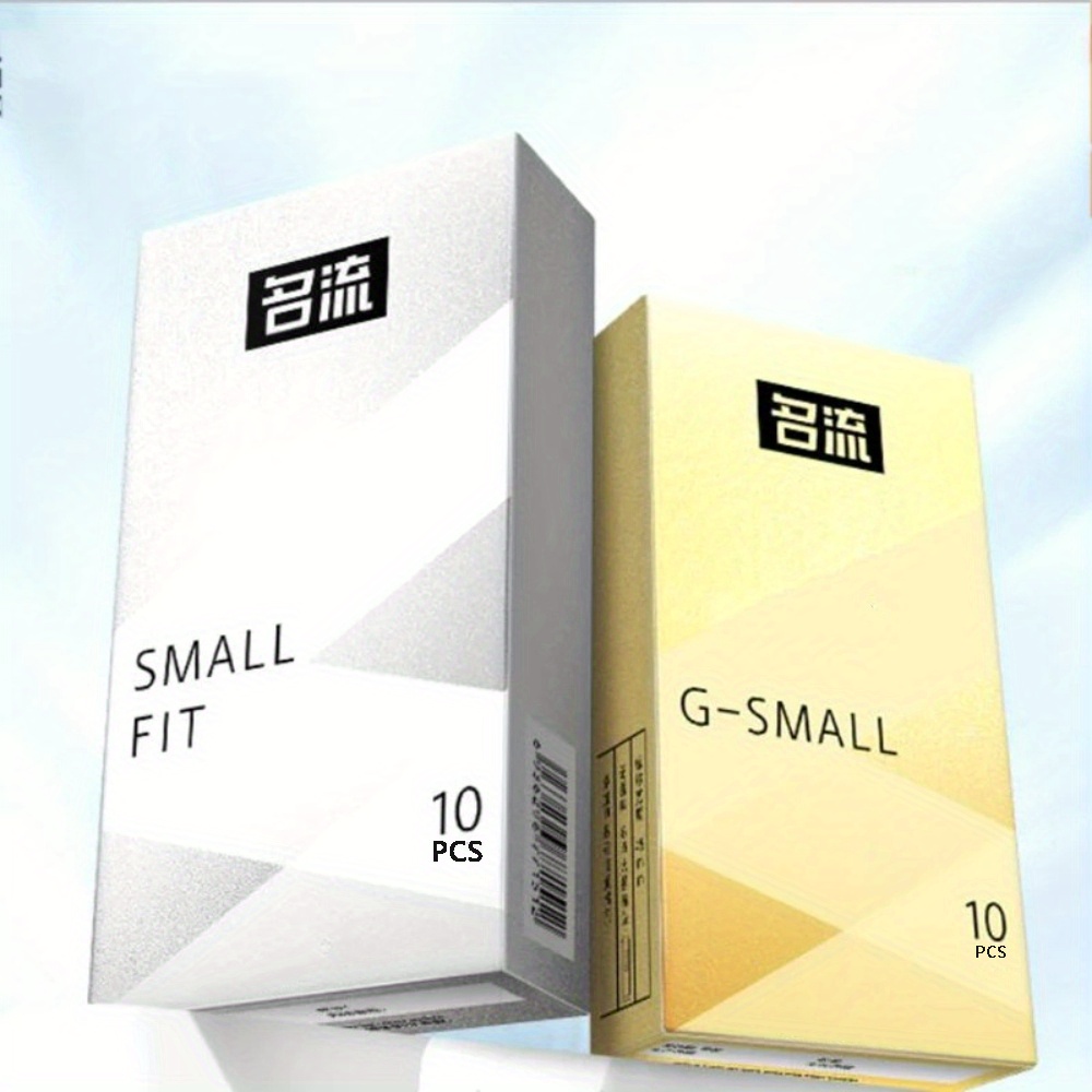 2 Boxes 20pcs S Size 45mm Condoms Smooth Doted Natural Latex Penis Sleeve for Adults 18+ Toys G -Spot Condoms 2 Styles