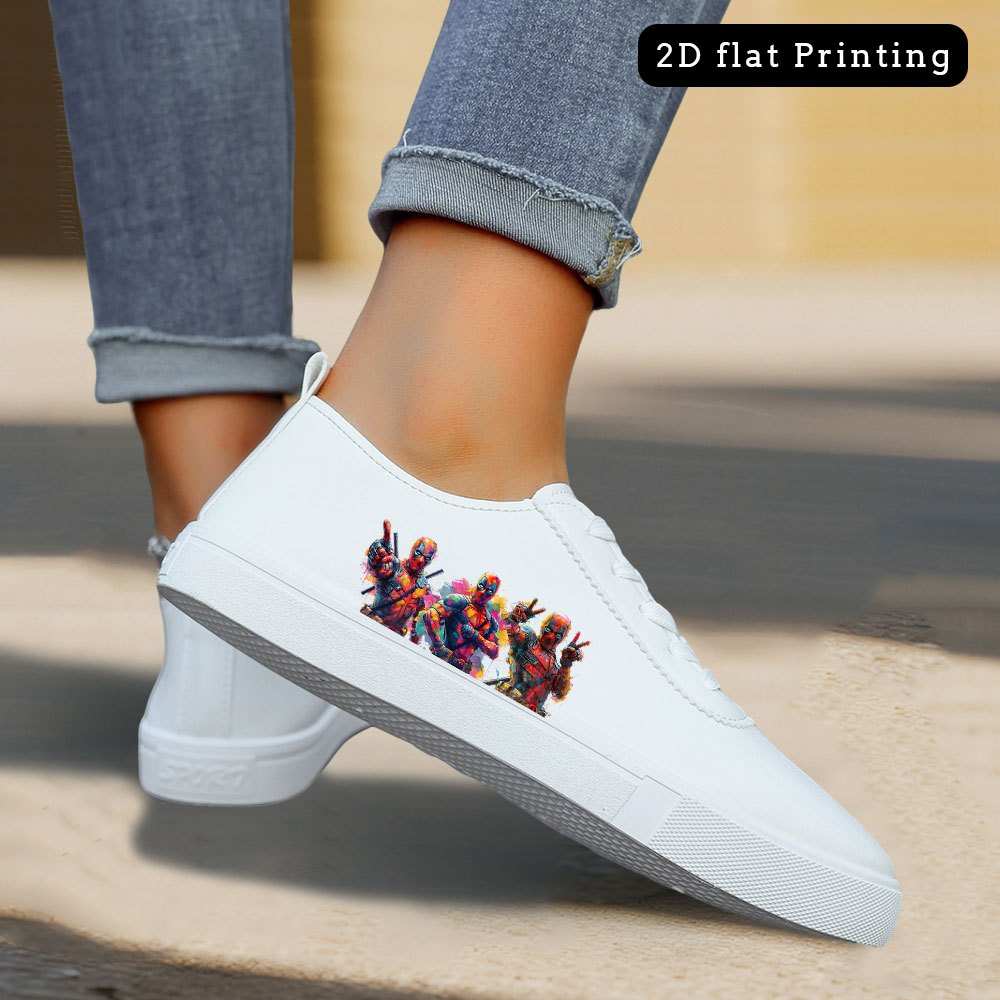 1 paar officieel gelicenseerde MARVEL Deadpool sneakers voor dames