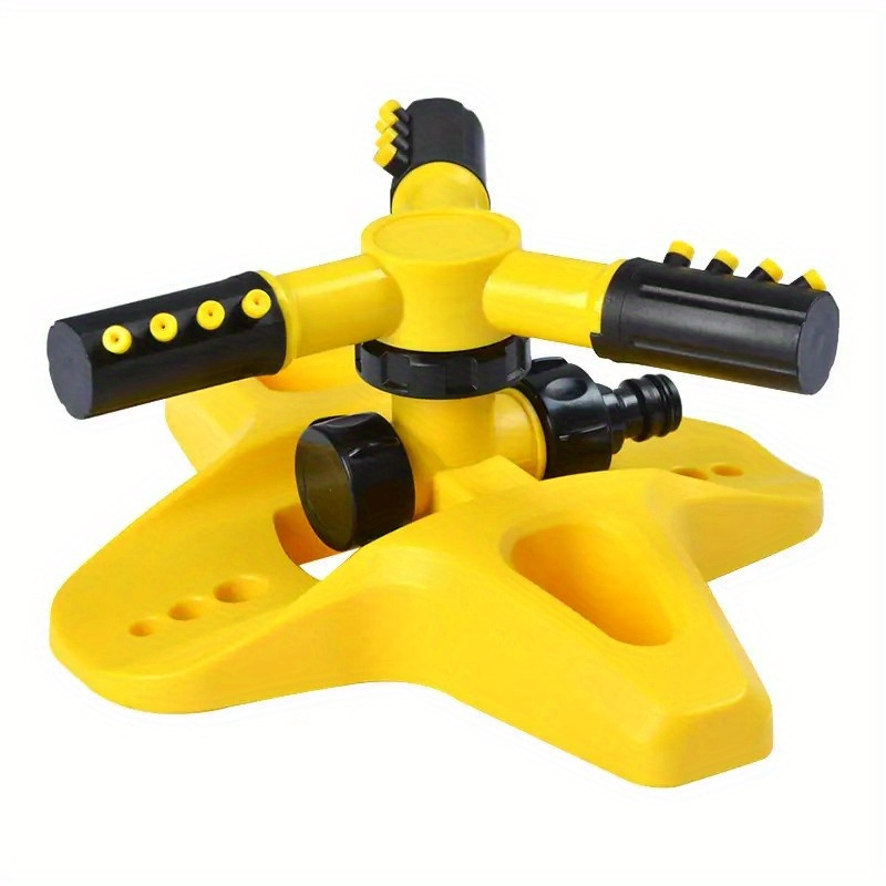 360-Degree Automatic Rotating Sprinkler Head - Durable Plastic, No Battery Needed, Ideal for Lawn & Garden Irrigation, Garden Watering Solution|Automatic Sprinkler System|Plastic Sprinkler Head, Garden Sprinkler