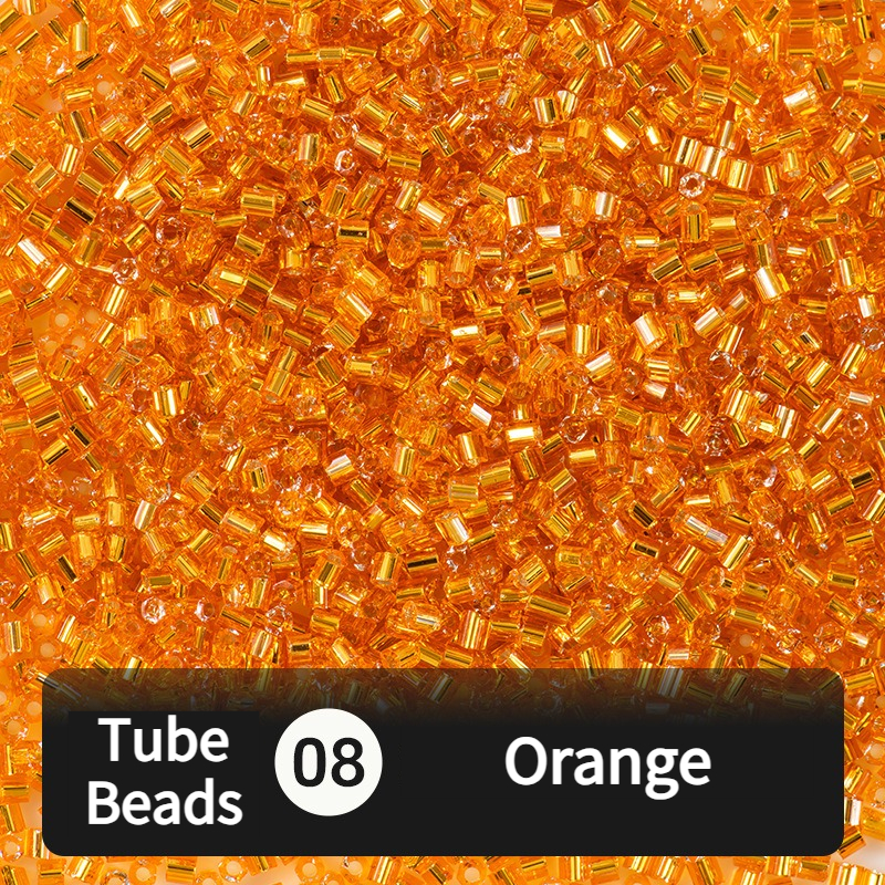 680pcs Hex-Cut Tube Beads for Beading & Jewellery Making