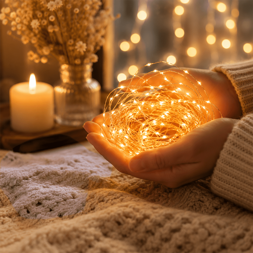 Image of 4-pack Indoor Fairy Lights, /9.8ft 30 Leds Each Warm White Battery Operated String Lights For Halloween, Christmas, Wedding, Bedroom, And Table Decor