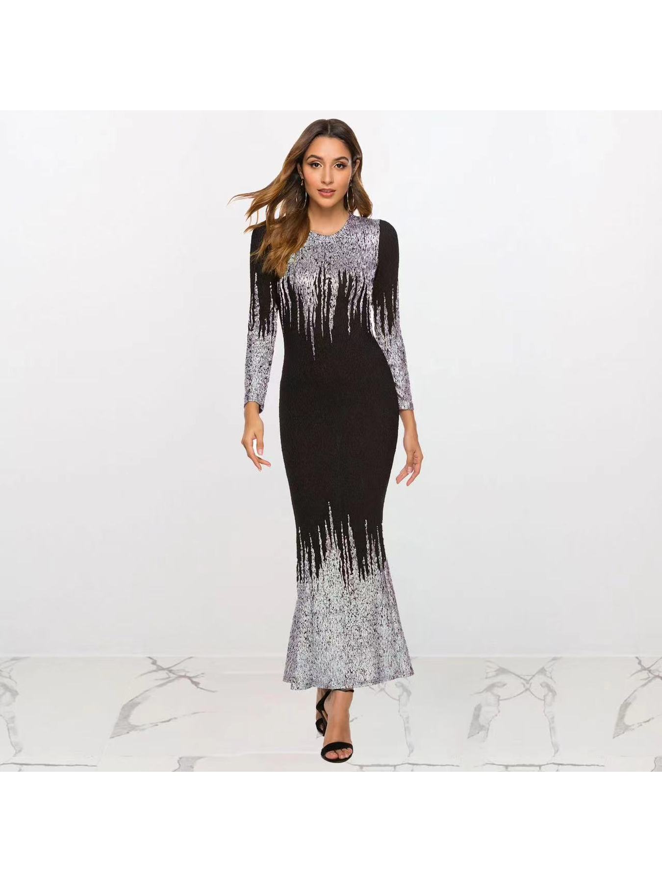 black and silver dress sold on Temu United States black and silver dress sold on Temu United States