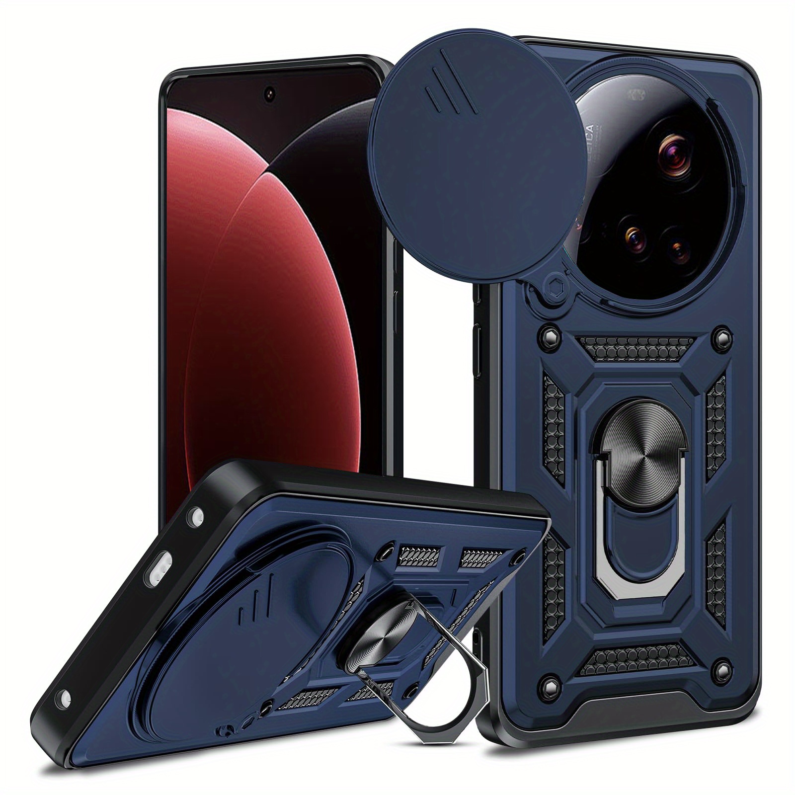 Phone Case: Case For Xiaomi 15 Ultra Armor Sliding Cover 360pcs And Case Shell Coque Cover
