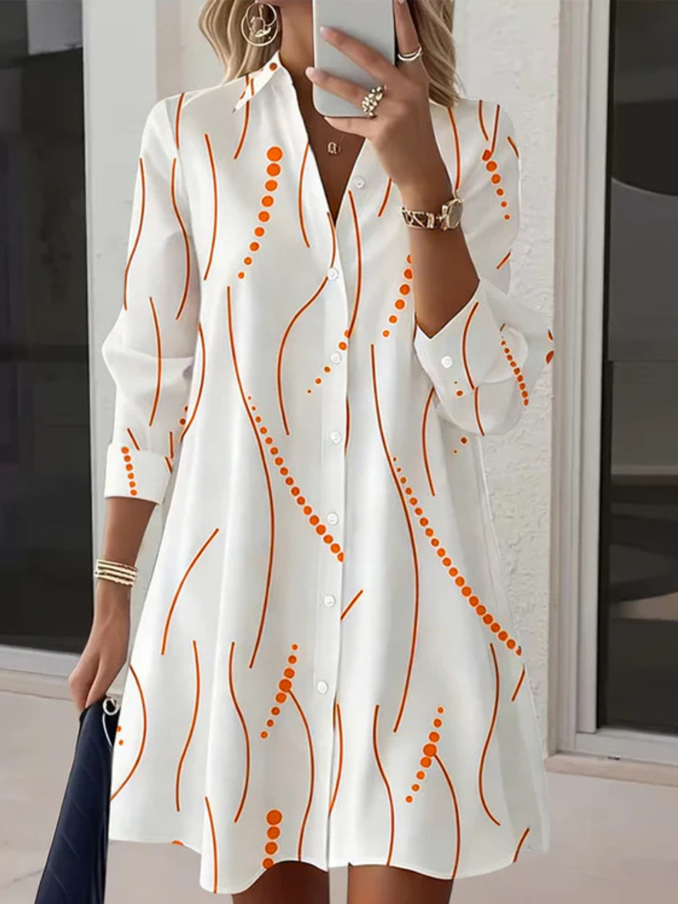 knee length dresses for ladies Green Midi Dress Short Sleeve Shirt Waist Tie