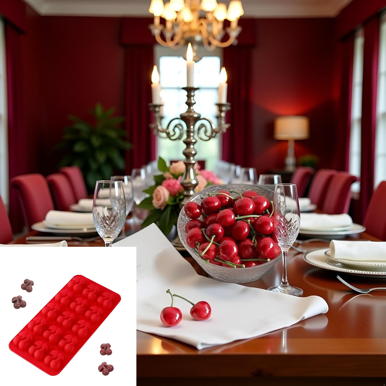 Image of 1pc, Silicone Molds For Cake Decoration, Chocolate, And Baking - Perfect For Weddings, Parties, And Holidays For Halloween, Christmas Event & Party Supplies Halloween&christmas