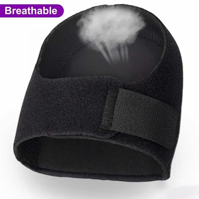 1 Pair of Black Textured Heel Pads