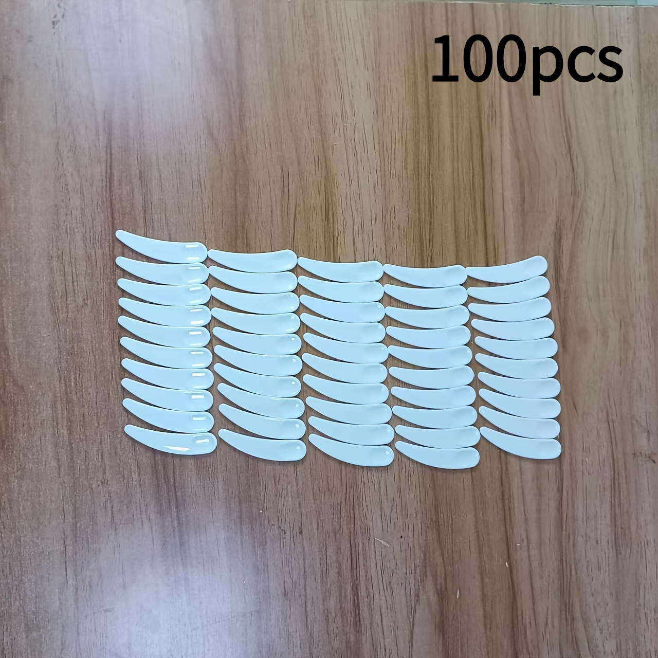 TEMU Set di spatole per trucco con testina curva, 100 pezzi, per crema e strumenti di per il ()