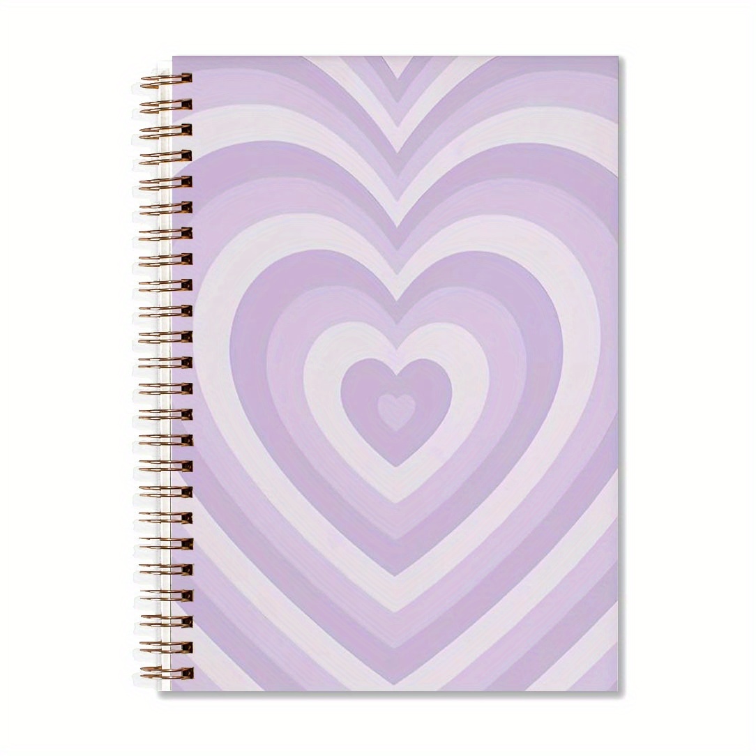 

1pc Aesthetic Pattern Spiral Notebook - Hardcover Journal For School, Office, And Christian Gifts, 5.5x8.3 Inches