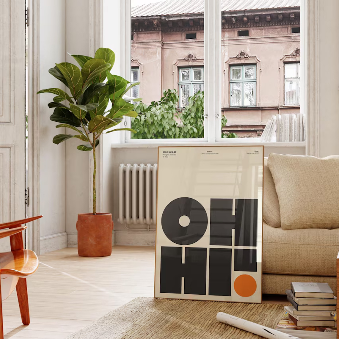 TEMU Décoration murale plate 2D, , décoration pour , art de motivation . Créez un impact initial fort avec ce "OH HI!" contemporain – un accueil