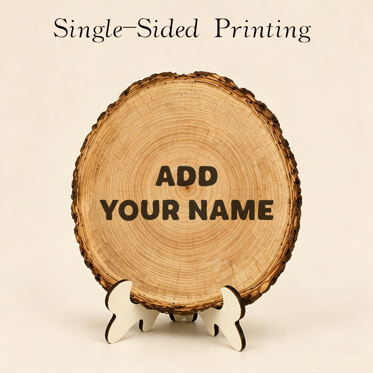 TEMU Wooden Ornaments With Uv Printing , Custom Photo Wooden Ornaments, Personalized Wooden Decoration, Uv Printing, Family/pet/couple Commemorative