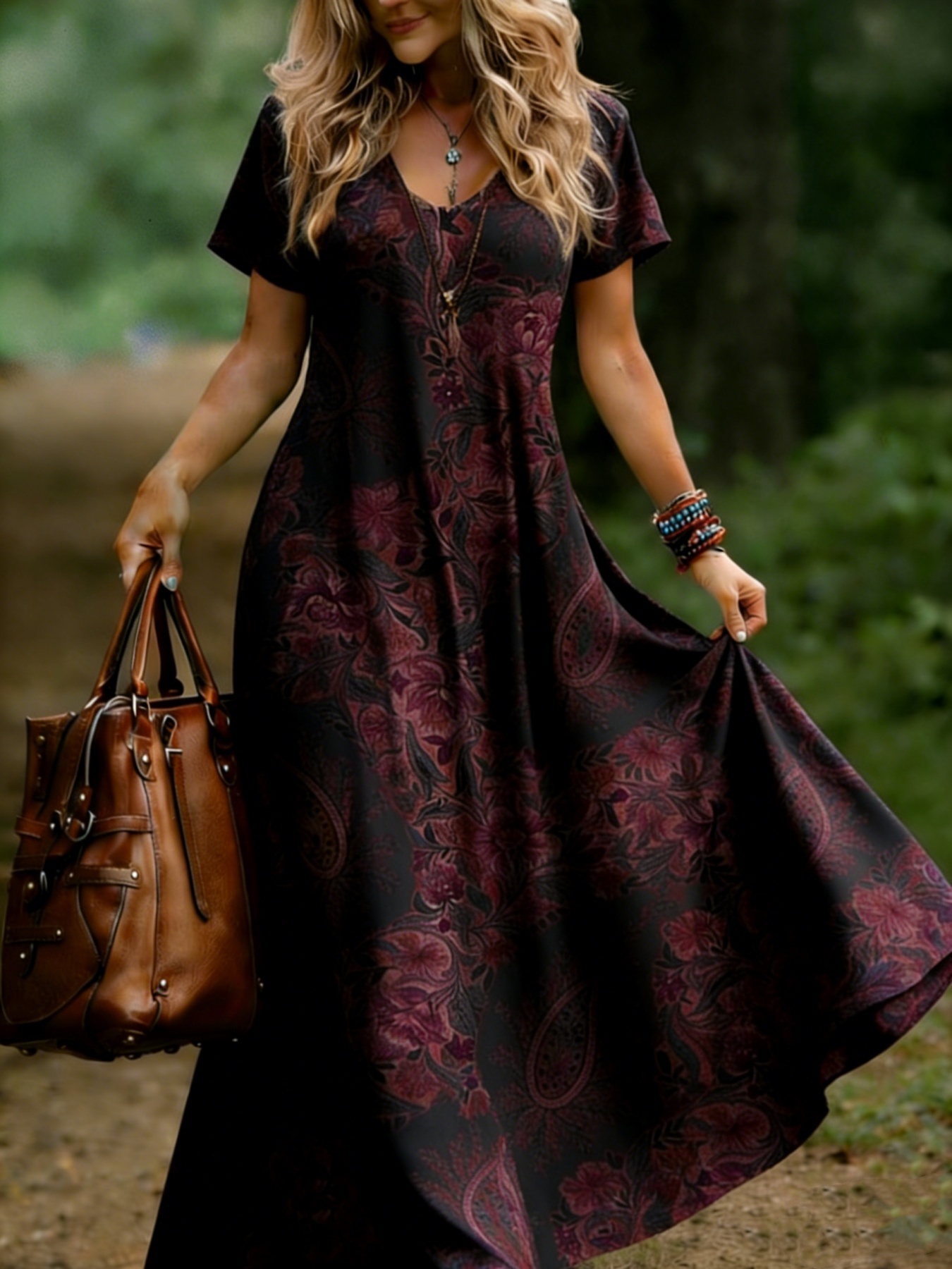 beach summer maxi dresses sold on Temu United States