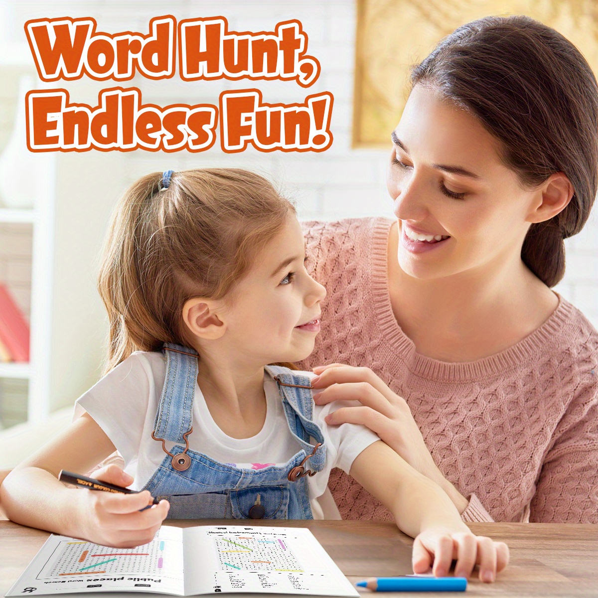 Word Search Puzzle Book for Kids | Discover Hidden Words & Boost Spelling Skills - Fun Brain Game