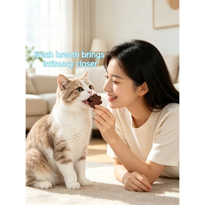   cat teeth cleaning massage chew block universal for cats and dogs nutritious formula fresh teeth cleaning   gift for     interactive rewards Product details 8