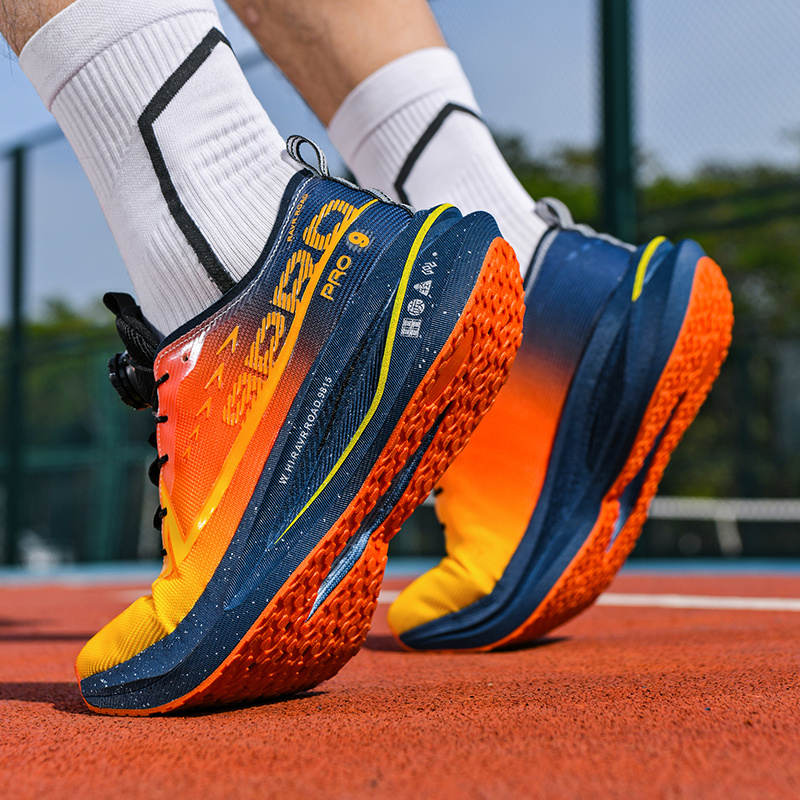Lightweight And Breathable Unisex Outdoor Racing Shoes with a Non-Slip, Durable Sole, Designed for Running And High-Elastic Cushioning for Competitive Training