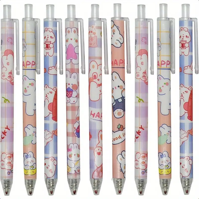 12pcs rabbits carrots gel pen cute cartoon pens retractable printing pen black ink for students ply, ink gel pens, cute pens bulk, needle tip pens, fancy pen, school pens, note taking pens, retractable gel pens, retractable pen, bulk gel pens, aesthetic, fancy , smooth ink flow, precise needle tip, students school supplies Product details 0