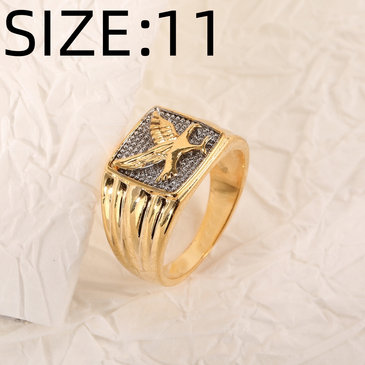 Exquisite Eagle-Shaped Personalized Fashion Ring, Unisex