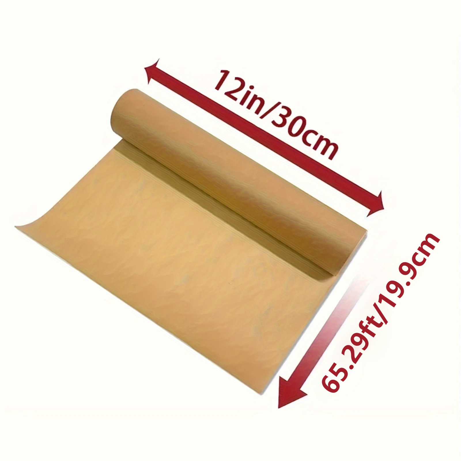1pc Heavy-duty Parchment Paper Silicone-coated Heat-resistant For Baking Grilling Air Frying Steaming Daily & Use