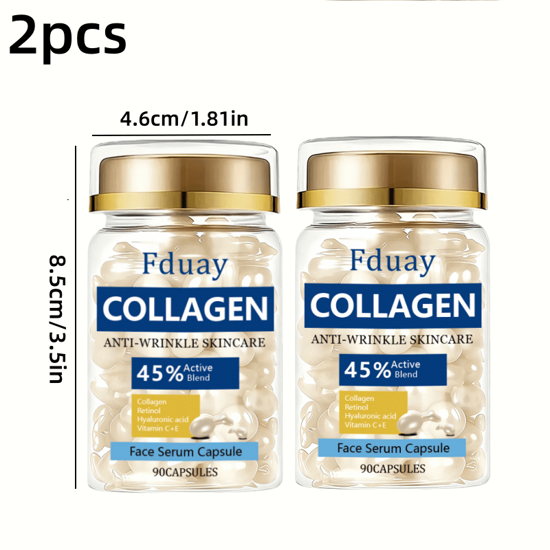 1 buc/2 buc Hidrateți rapid cu această cremă, fuziune de colagen și retinol, îmbogățită cu acid hialuronic și vitamina C pentru hidratare și nutrienți imediat, promovând o piele mai fermă și mai moale