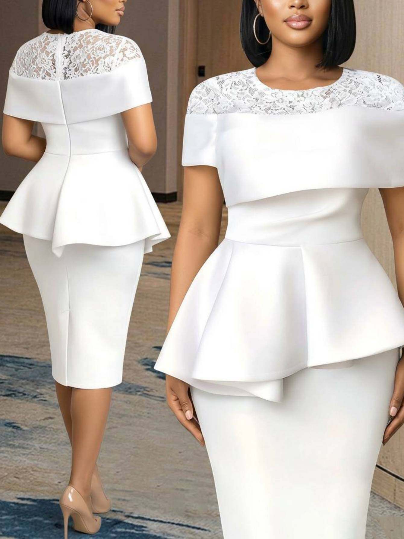 sachin and babi light blue dress white church dress