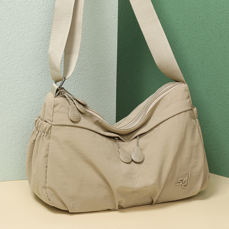 crossbody fashion lightweight large capacity women s crossbody bag   versatile lazy style women s shoulder bag nylon cloth bag women s versatile outdoor lightweight travel bag Product details 6