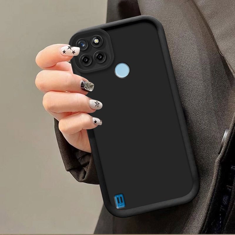 TEMU Custodia per telefono: Custodia da lavoro e minimalista per Realme C25Y/C21Y, antiurto e antiscivolo, adatta per Realme C21Y/C25Y, a di caduta