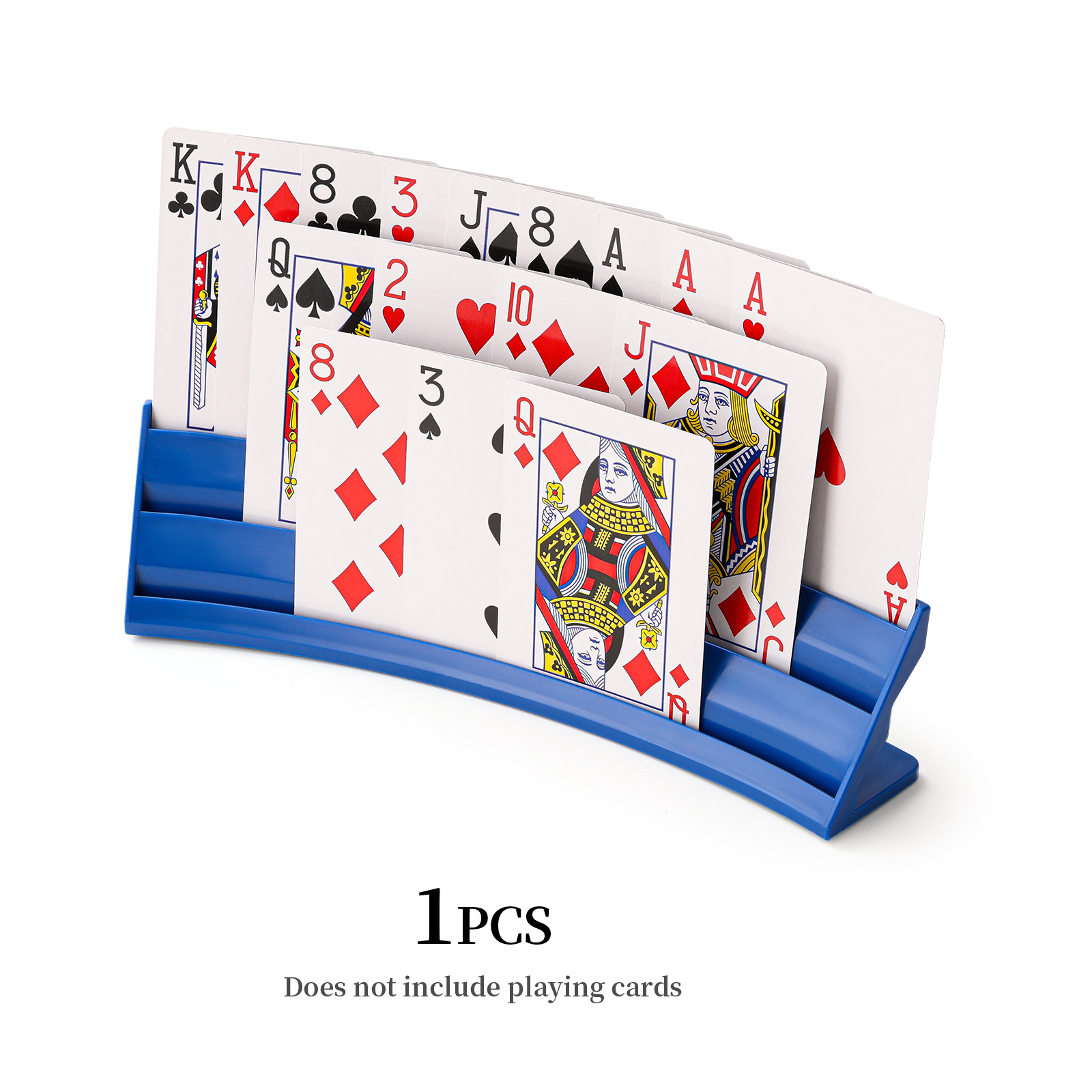 TEMU Boîte de rangement pour cartes de poker 1/2/4 pièces - Un ensemble de rangement pour cartes de poker adapté aux adultes, un plateau à cartes de