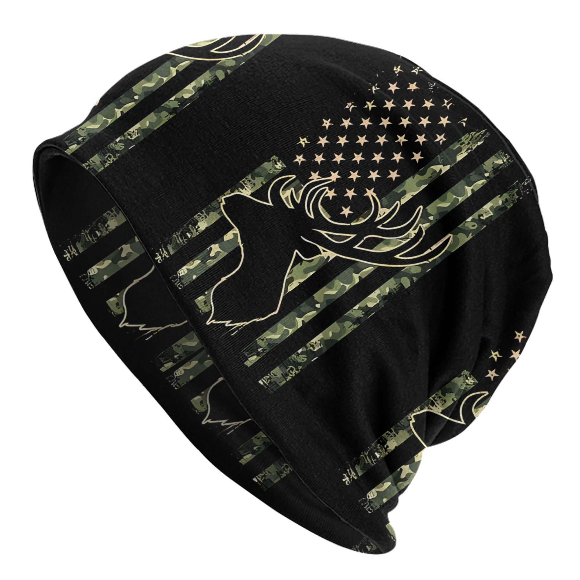 

1pc And , 95% Polyester 5% Elastane, Skull Cap