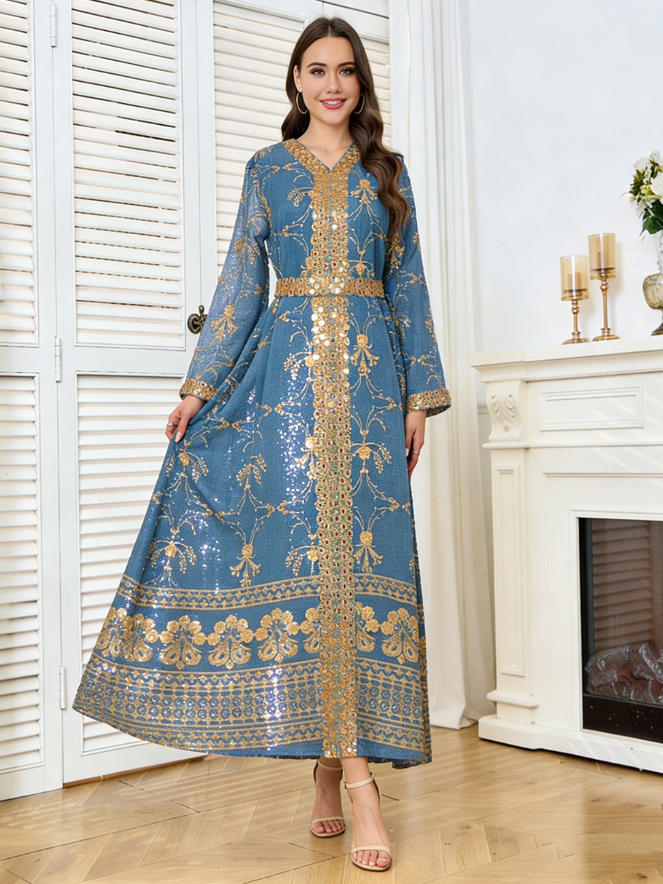 moroccan caftan sold on Temu United States