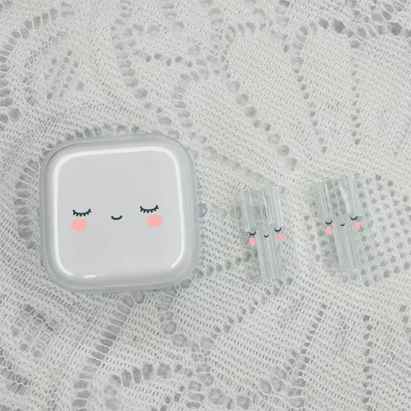 TEMU 4143 Face Pattern 40w Protective Case For Iphone, 40w Transparent Charger Protective Cover For Iphone, 17 Charger Protective Cover, 40w Charger