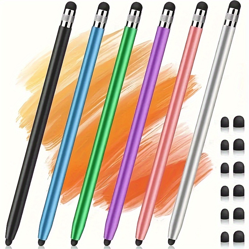 TEMU Touchscreen-specific Stylus, 4-pack 2-in-1 High- Capacitive Touchscreen Pen, Suitable For Ipad/ipad Mini/ipad Pro/ipad Air/smartphones/