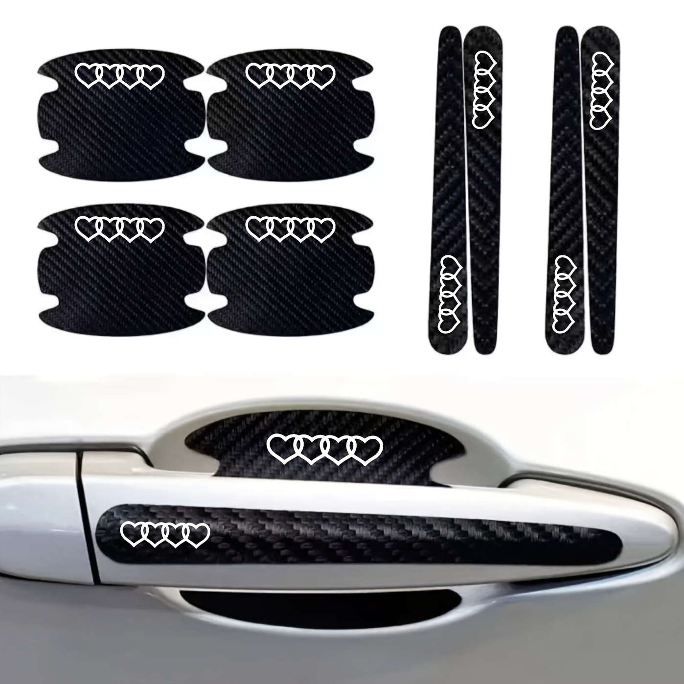 car handle sticker sold on Temu United States