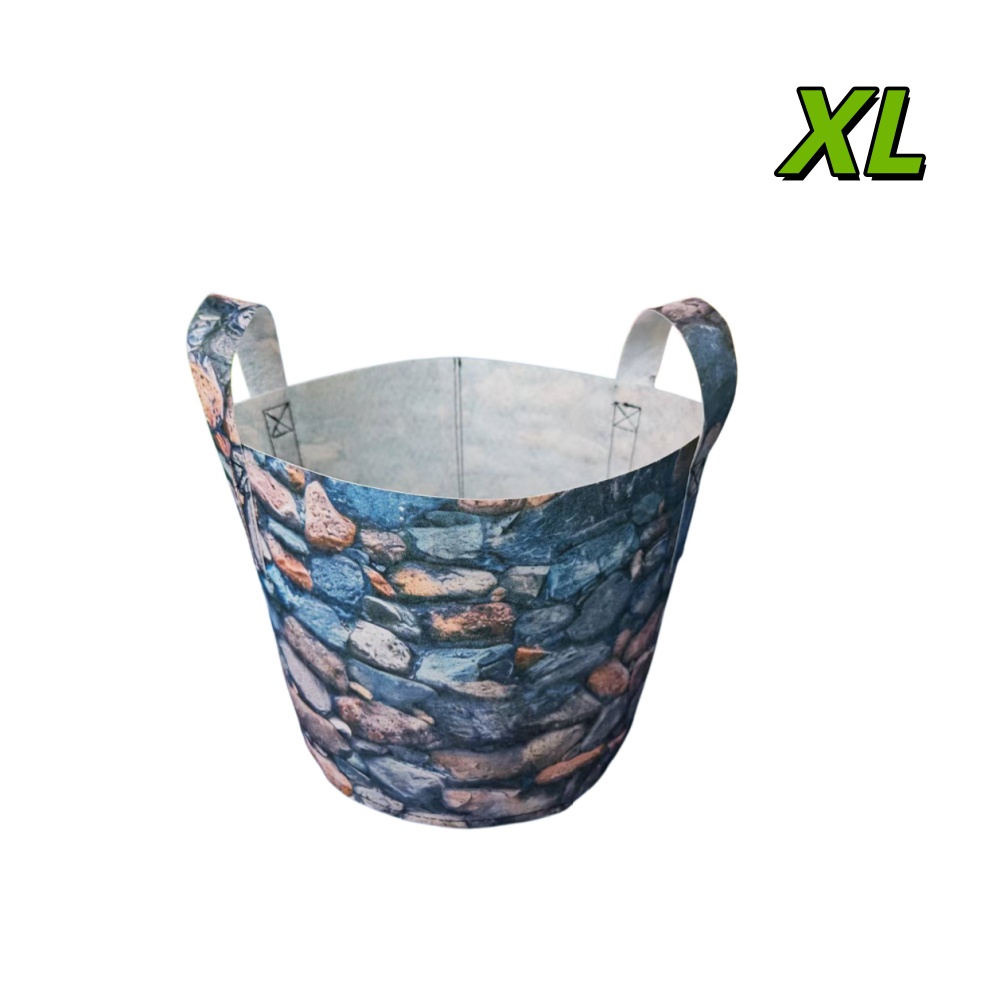 TEMU 2026 Nieuwe Stijl Textuur Capaciteit Box-Vormige Tomaatkooi Plantzak, Tuinstijl Plantzak, 5 Gallon Heavy Duty Non-Woven Plantenpot, met Handvat,