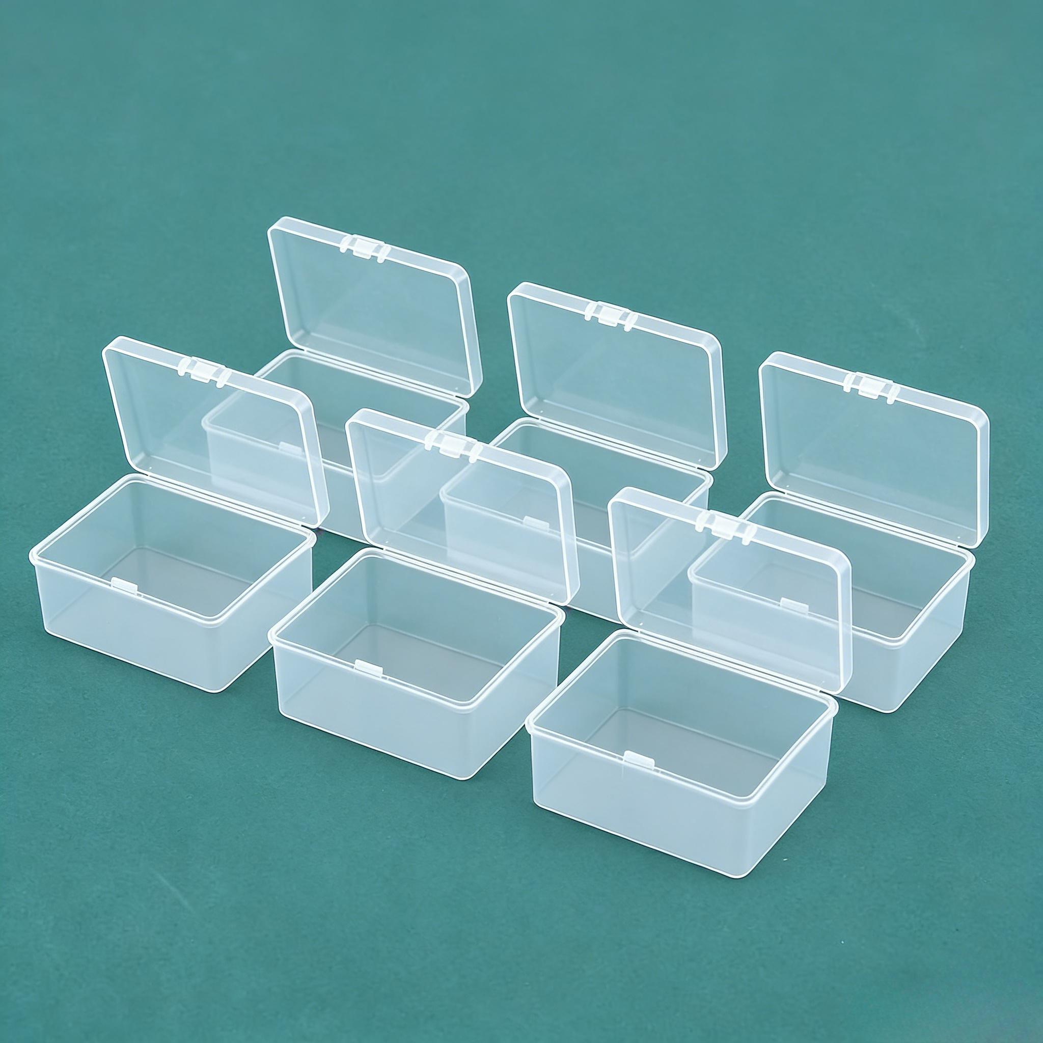 6pcs Set Of Multi-functional Transparent Storage Boxes With Lids, Sturdy Plastic Organizer Bins, Perfect Gift - For Easy Viewing