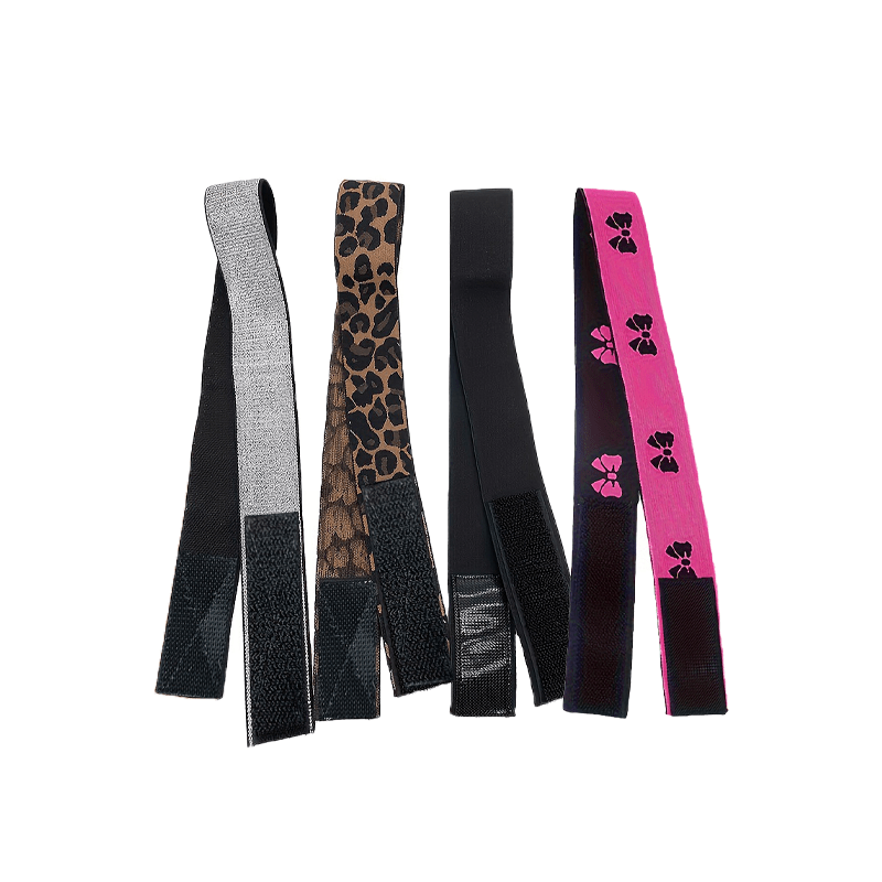 TEMU 4pcs Adjustable Elastic Wig Band, Non- Polyester Fiber, Edge Decoration, Front Lace Welded Band, Suitable For Normal Hair, Wig Fixing Additions