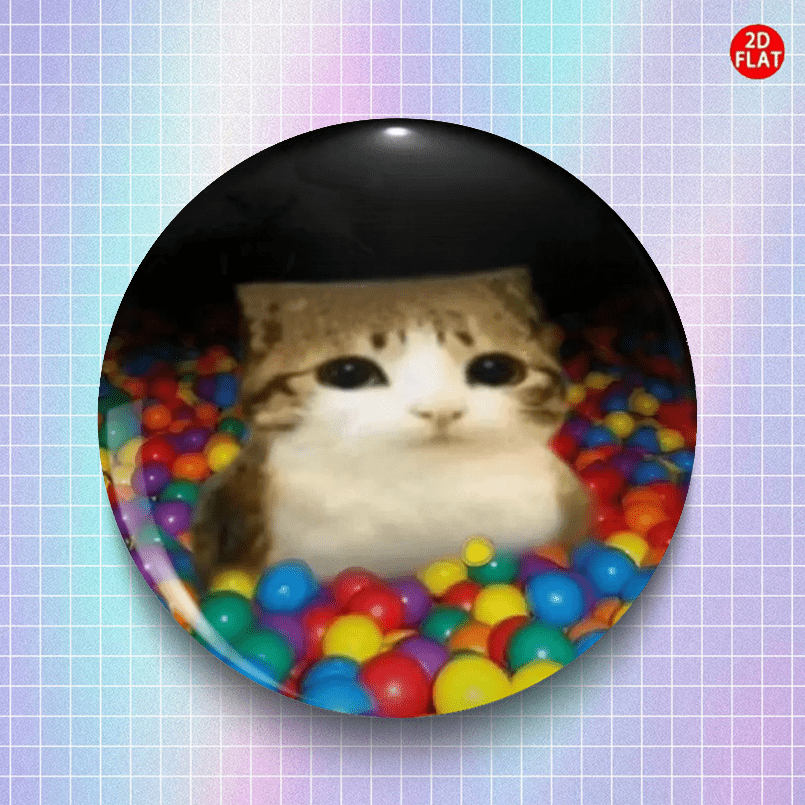 TEMU (2d Flat) Owl Cat 2026 Latest Cartoon Anime Pin/brooch/badge, Suitable For Small Additions Such As Clothing, Hats, Backpacks, Etc.- Fashionable