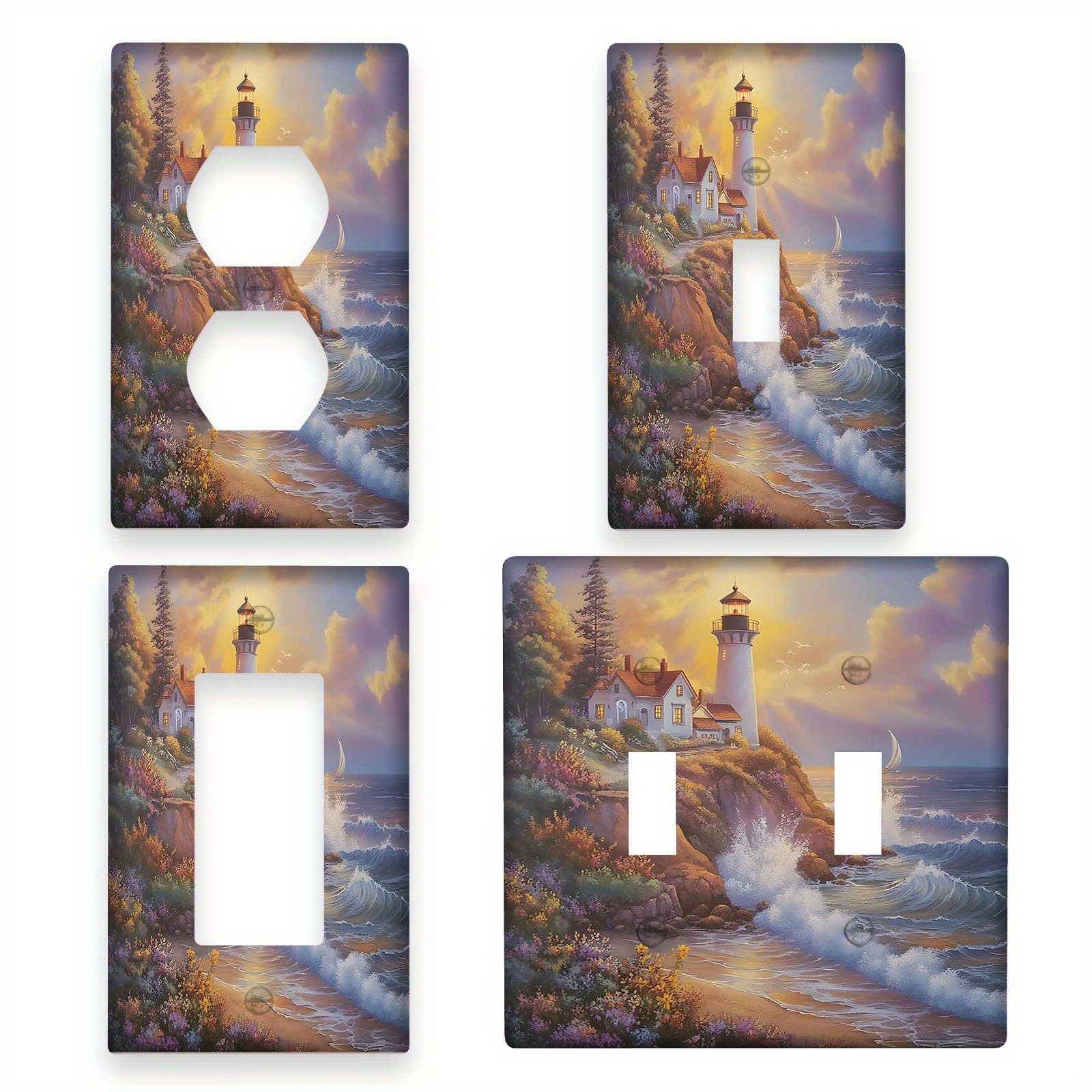 

1pc , Decorative Switch , No Battery Required, To , For