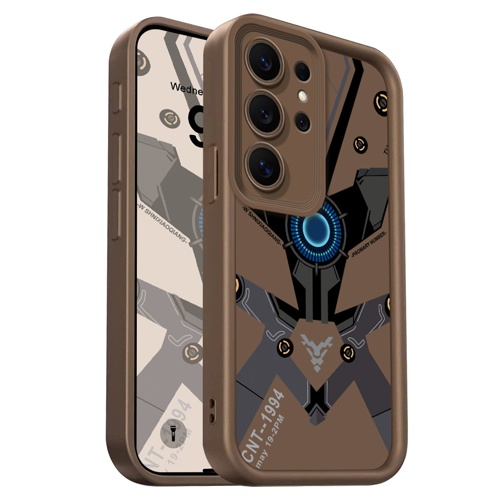 Phone Case: Mech Style Phone Case Compatible With Galaxy S26 S25 S24 Fe S23 S22 Scratch Resistant Staircase Soft Cover