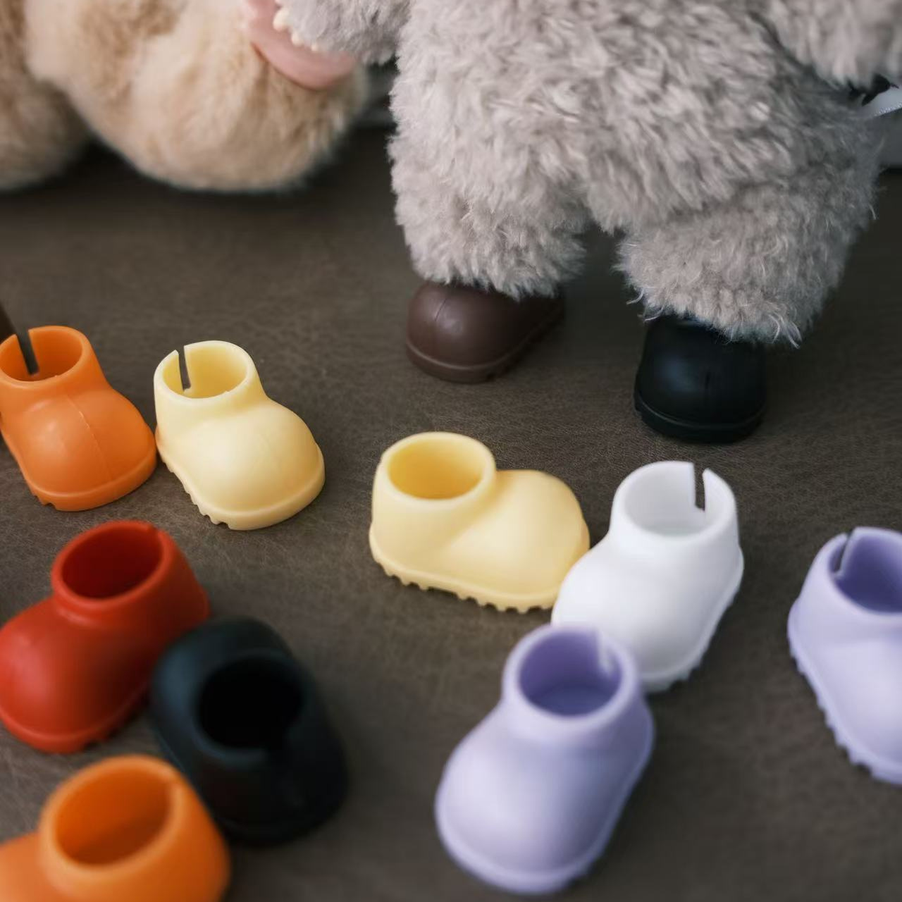 6 Pairs Mini Doll Shoes Anti Slip Styles Perfect Gift