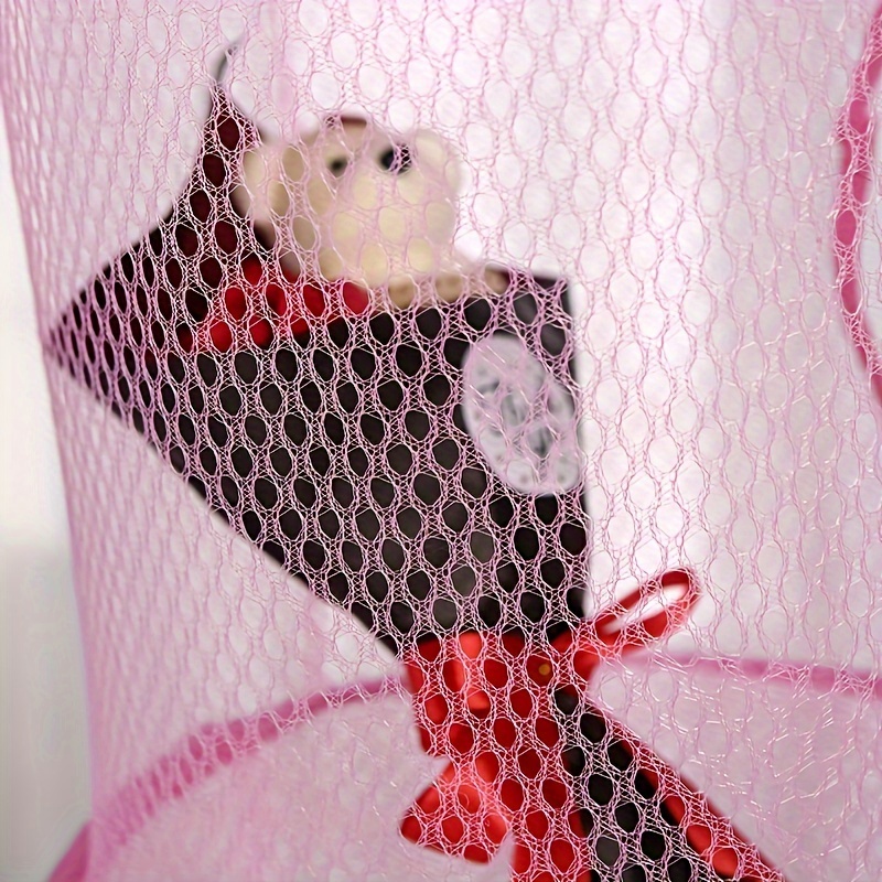 three layer foldable hanging net storage basket suitable for toys clothes socks underwear bath towels breathable plastic suitable for   room types and stores Product details 7