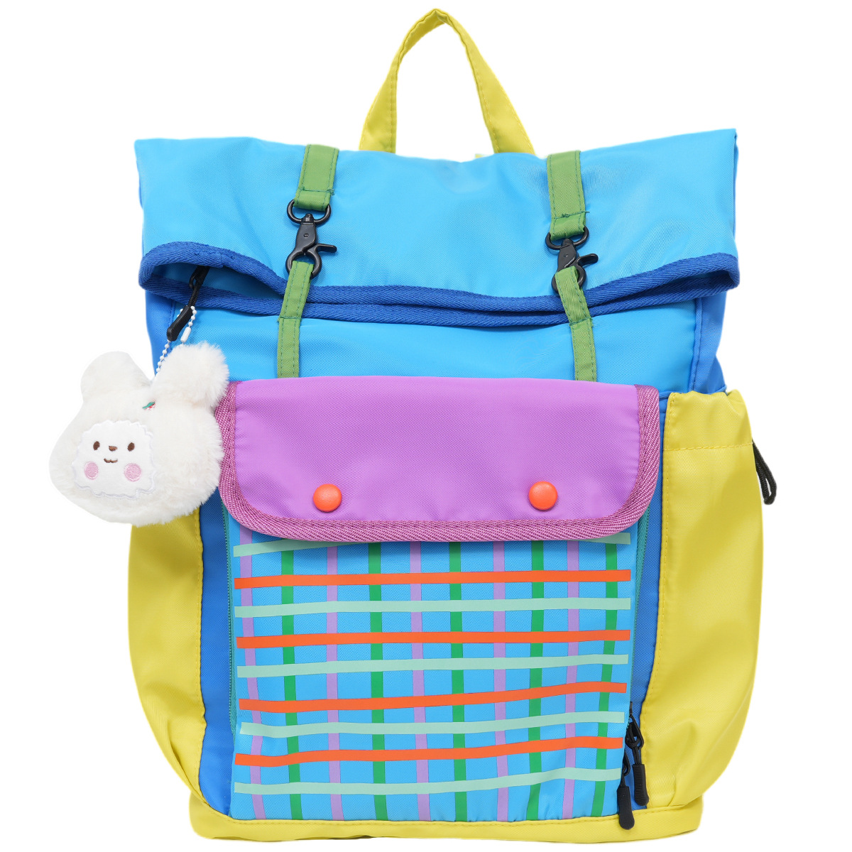 Women' Cute Backpack - Fabric Bookbag With Adjustable Straps & Zipper Closure, Casual Travel College Daypack Suitable For, Stylish