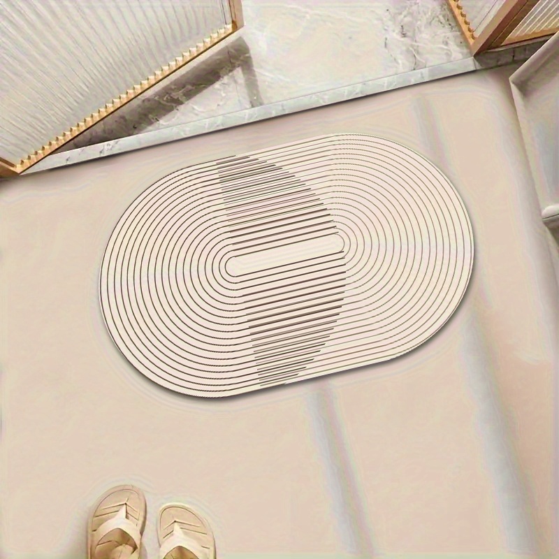 IMVE Diatomite Bath Mat, Non-Slip and Comfortable
