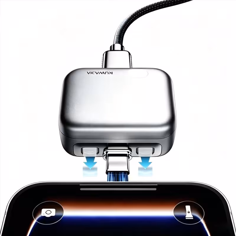 1pc universal auto disconnect charger adapter type c fast charging separator with full charge for night charging Product details 2