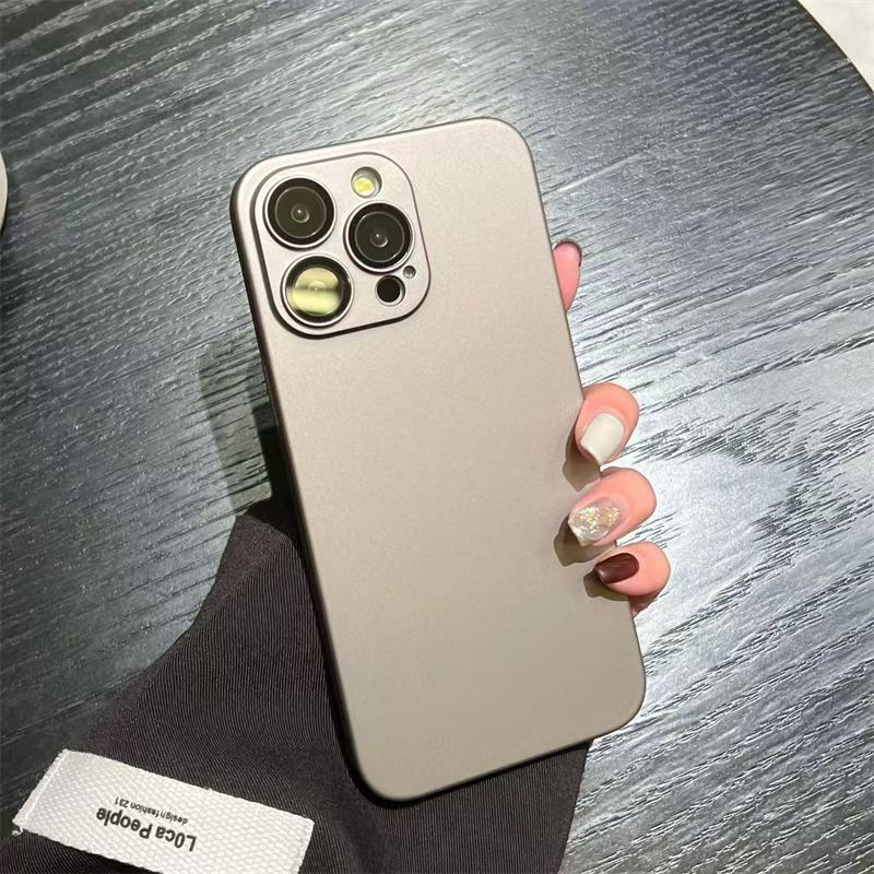 TEMU Phone Case: Matte 8-color Protective Suitable 15 Pro, Simple 16 Pro New Anti-drop 13 Pro Protective Cover, 14 Pro High-end Feel