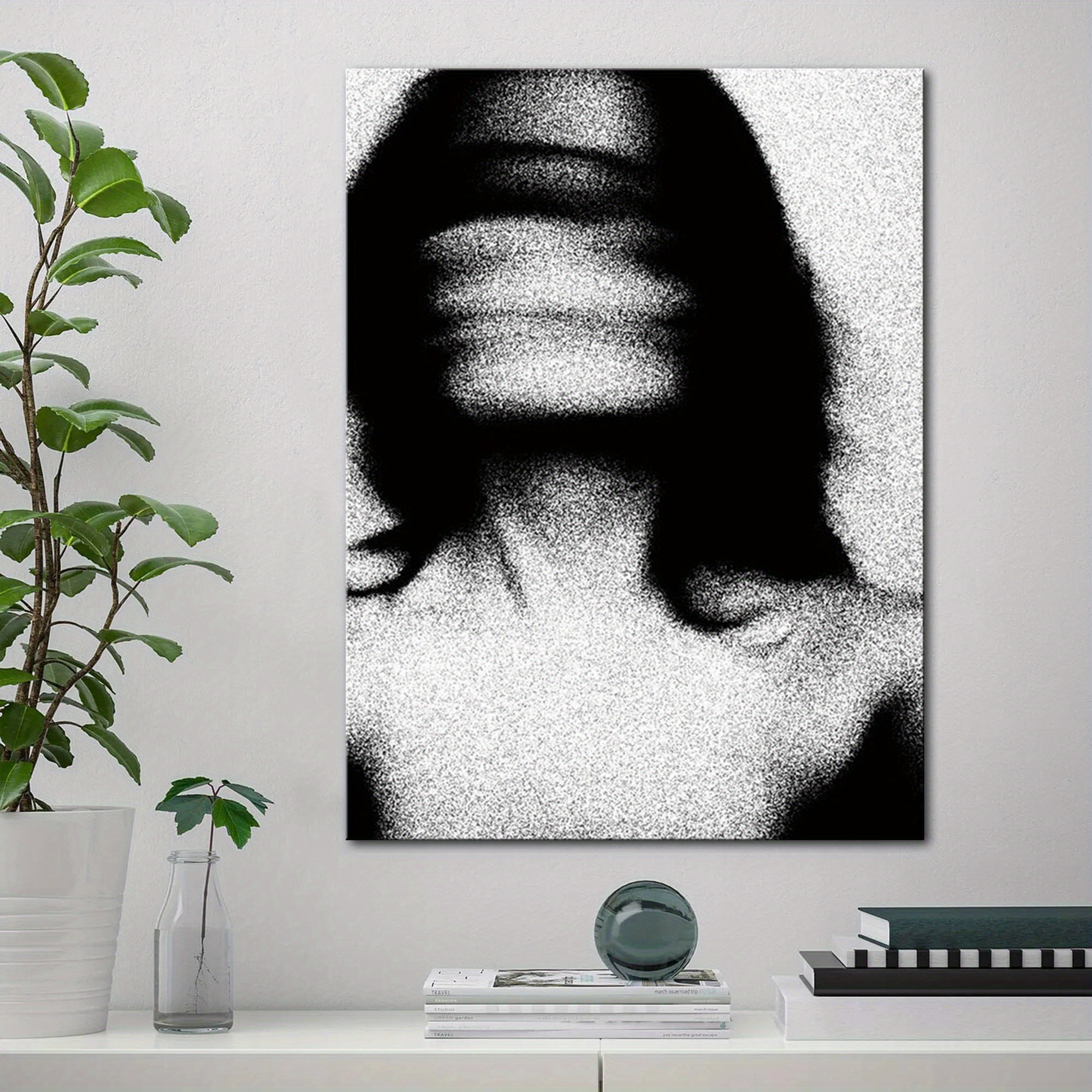 1pc toile d'art mural portrait vintage affiche - Temu France