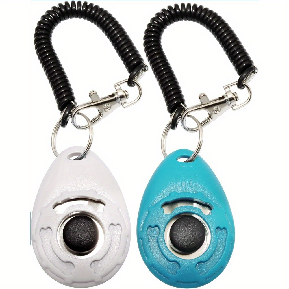 E-shop 2er-Pack Trainingsklicker für Hunde, Kompatibel mit Clicker-Training für Gehorsam, Welpen & Verhaltensmodifikation – Inklusive