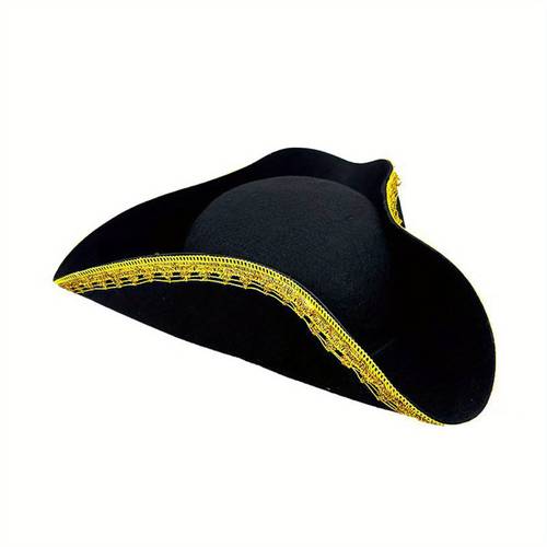 1pc hat for adults vintage with non woven fabric woven party cap pirate theme