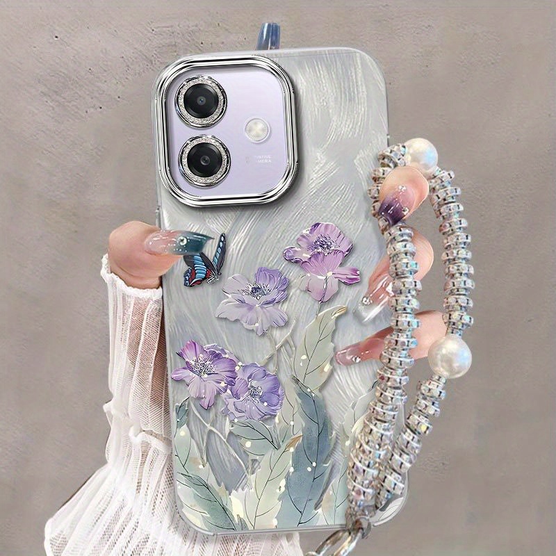 TEMU Phone Case - Charming Lanyard Design, The For Oppo A40 Case, Offering A Comfortable End And Shockproof Protection For Everyday Use